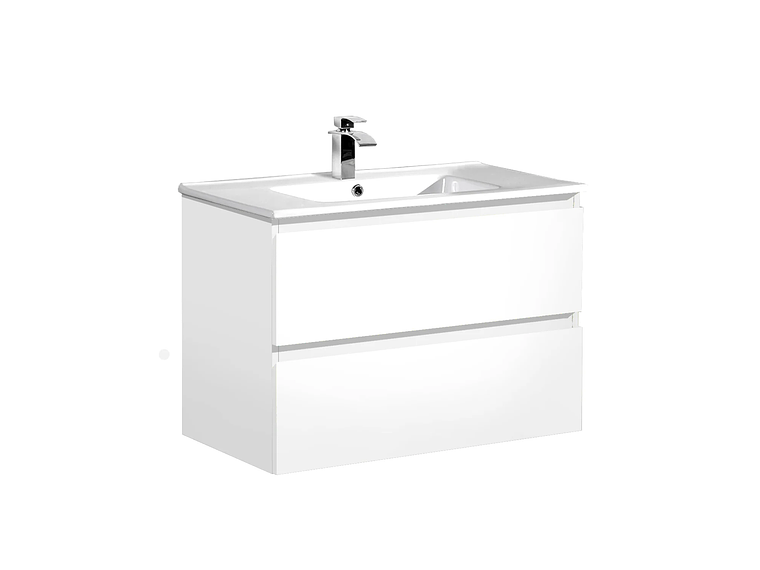 MUEBLE VANITORIO BÄRA OSLO 100CM BLANCO BRILLANTE 1