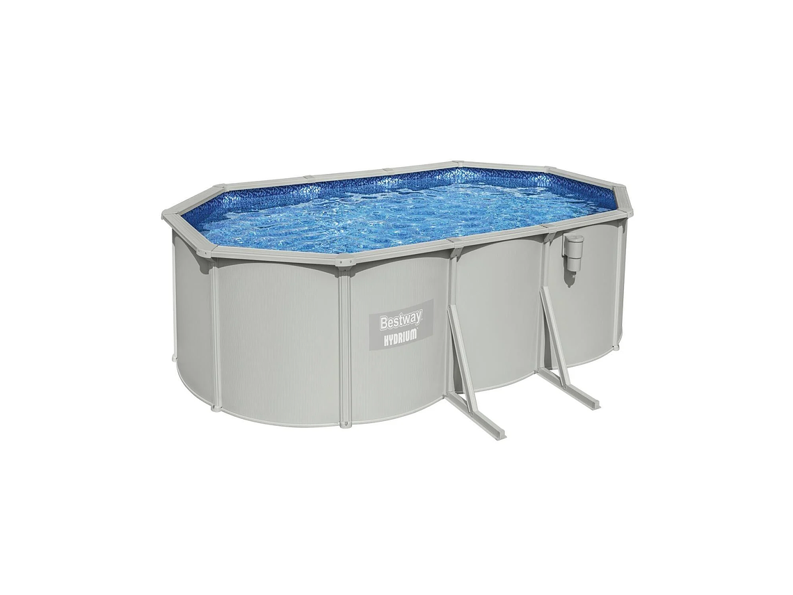 PISCINA BESTWAY OVALADA HYDRIUM FILTRO+ACCES 6.10X3.60X1.20M 1