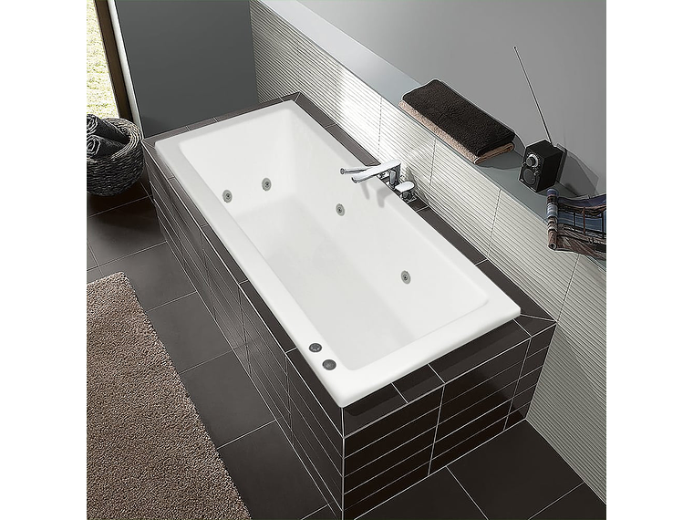 TINA HIDROMASAJE BUCK Y BUCK 80 X 180 X 45 CM 8 INYECTORES MOTOR DERECHA 1