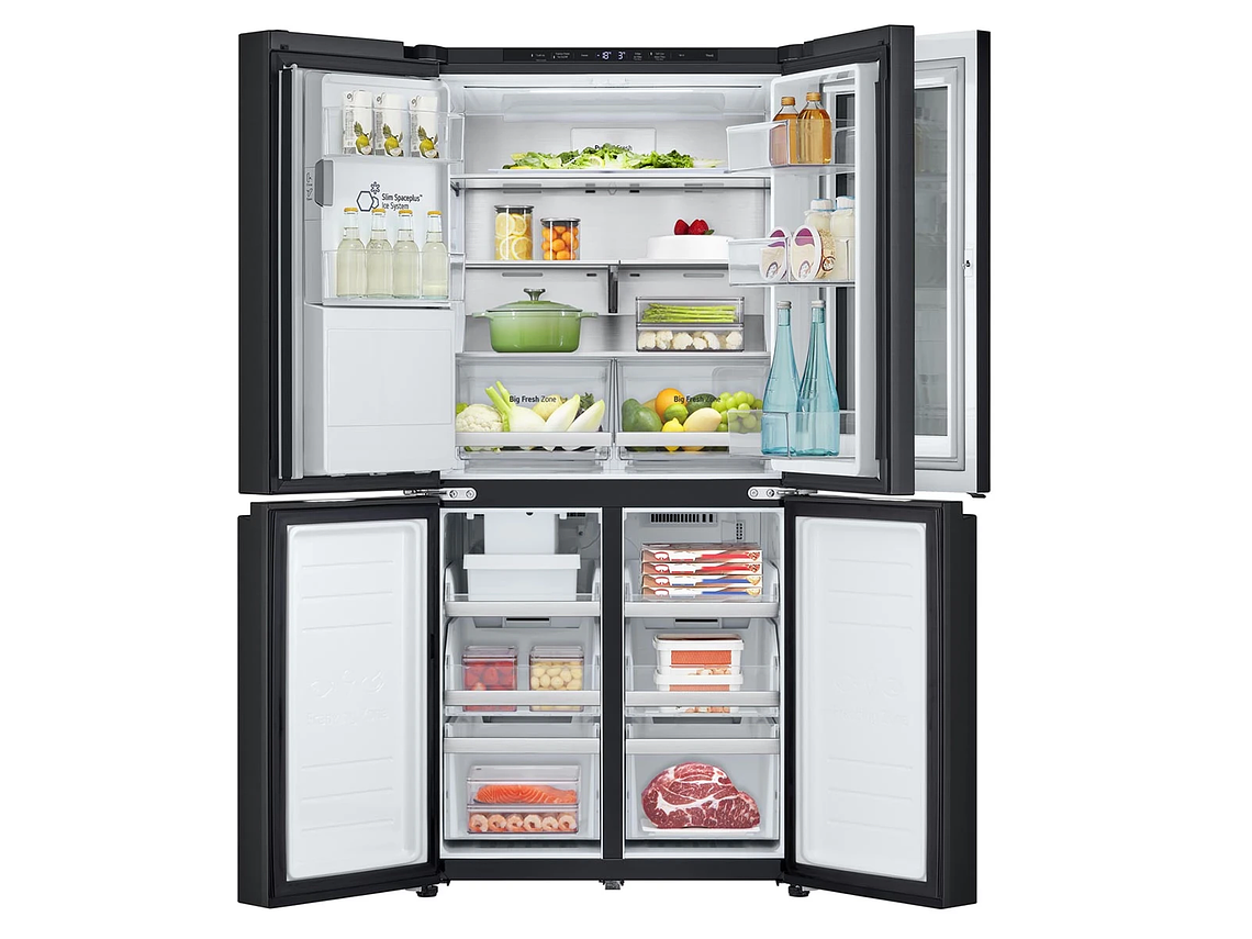 REFRIGERADOR FRENCH DOOR LG 418 L NO FROST GM57WXM 4