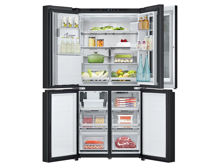 REFRIGERADOR FRENCH DOOR LG 418 L NO FROST GM57WXM 4