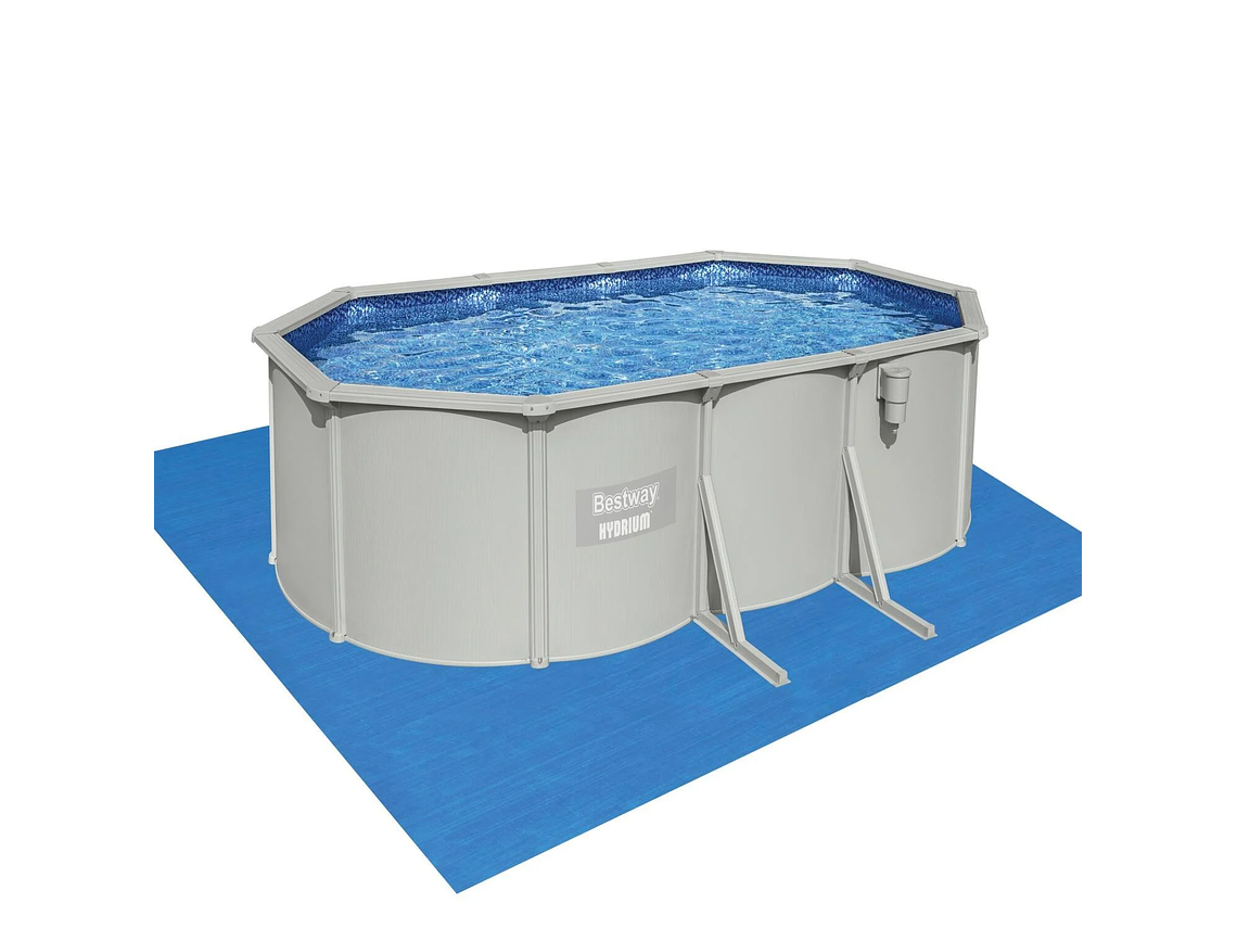 PISCINA BESTWAY OVALADA HYDRIUM FILTRO+ACCES 6.10X3.60X1.20M 3
