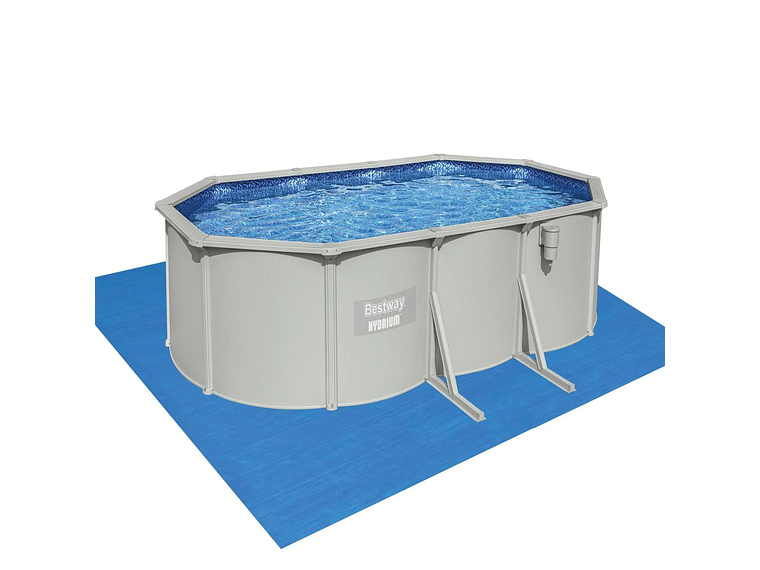 PISCINA BESTWAY OVALADA HYDRIUM FILTRO+ACCES 6.10X3.60X1.20M 3