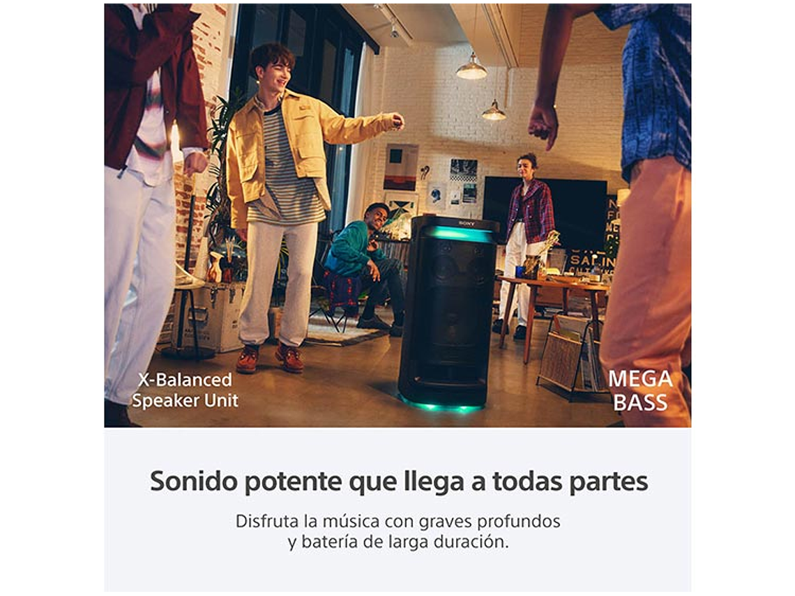 PARLANTE BLUETOOTH SONY SRS-XV900/B SRS-XV900 3