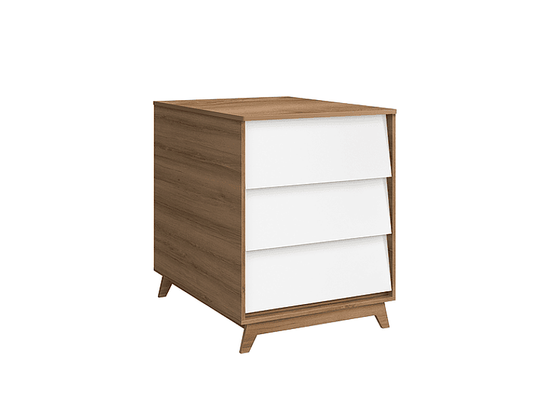 CUNA 3 EN 1 CON COMODA NOAH PRINCE BLANCO CARAMELO 2