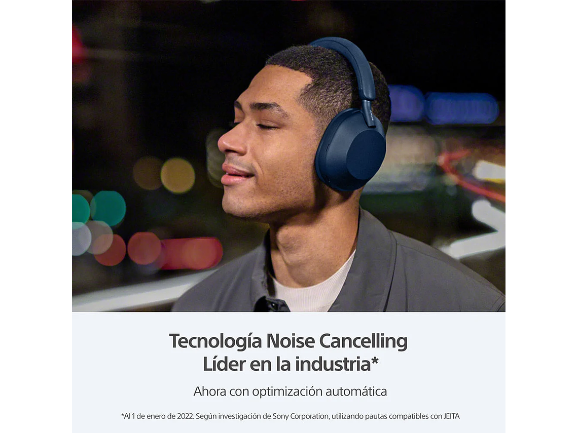 AUDÍFONOS SONY WH-1000XM5 NOISE CANCELLING BLUETOOTH AZUL 2