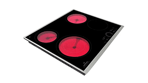 ENCIMERA VITROCERAMICA EMPOTRABLE ELÉCTRICA URSUS TROTTER 4 QUEMADORAS UT-VCT 4P INOX