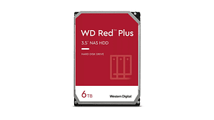 DISCO DURO WD RED PLUS NAS 6TB 5640RPM SATA 256MB