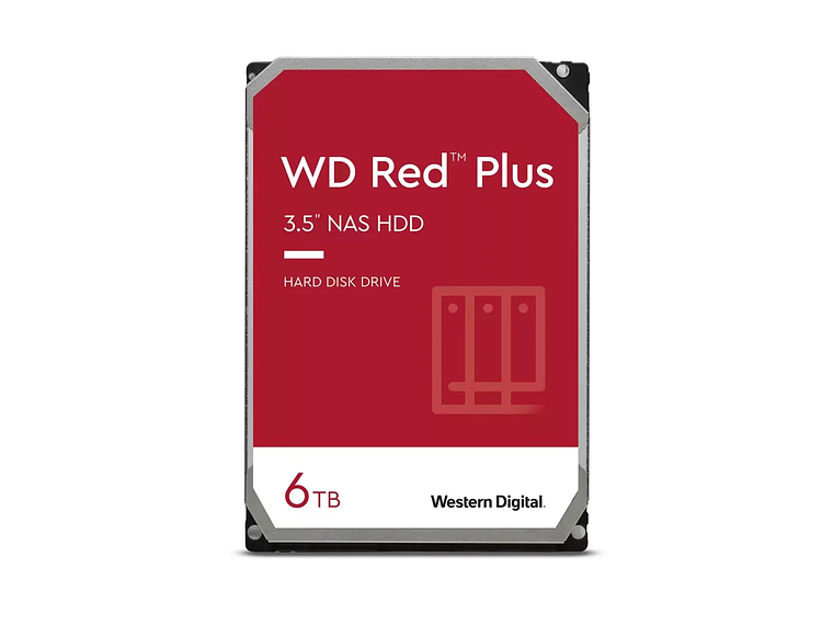 DISCO DURO WD RED PLUS NAS 6TB 5640RPM SATA 256MB 1