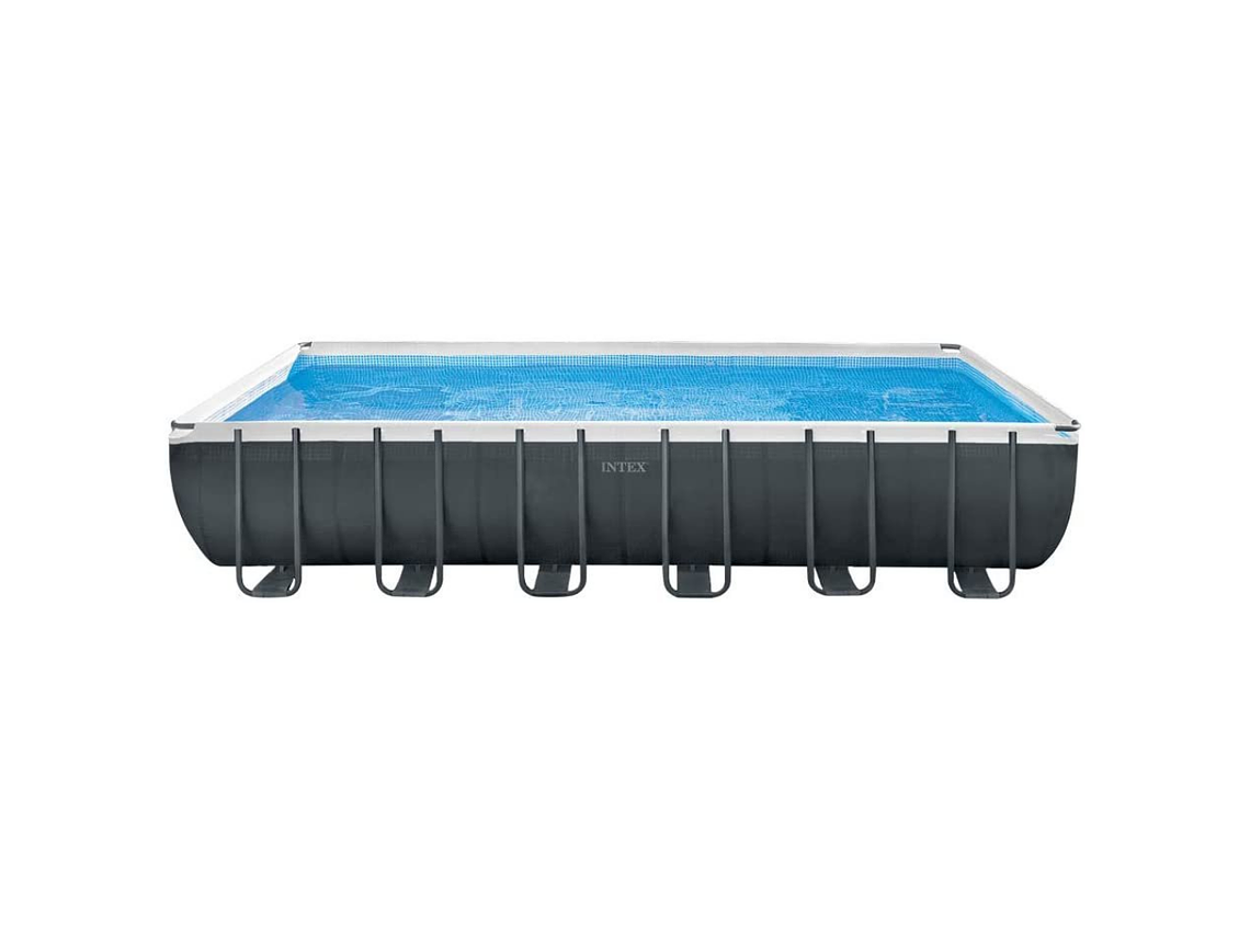 PISCINA ESTRUCTURAL INTEX ULTRA XTR FRAME SET 732X366X132 CM + BOMBA + ESCALERA + COBERTOR + BASE 1