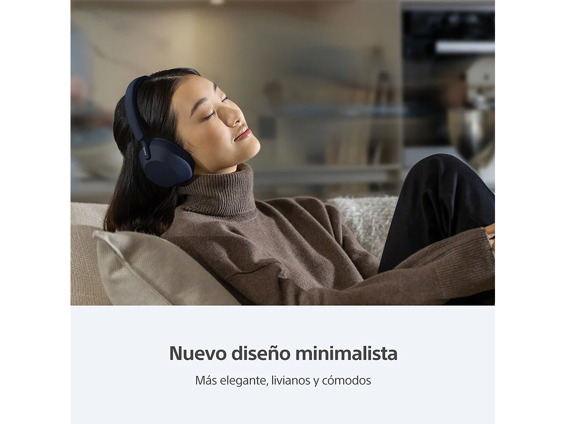 AUDÍFONOS SONY WH-1000XM5 NOISE CANCELLING BLUETOOTH AZUL 3