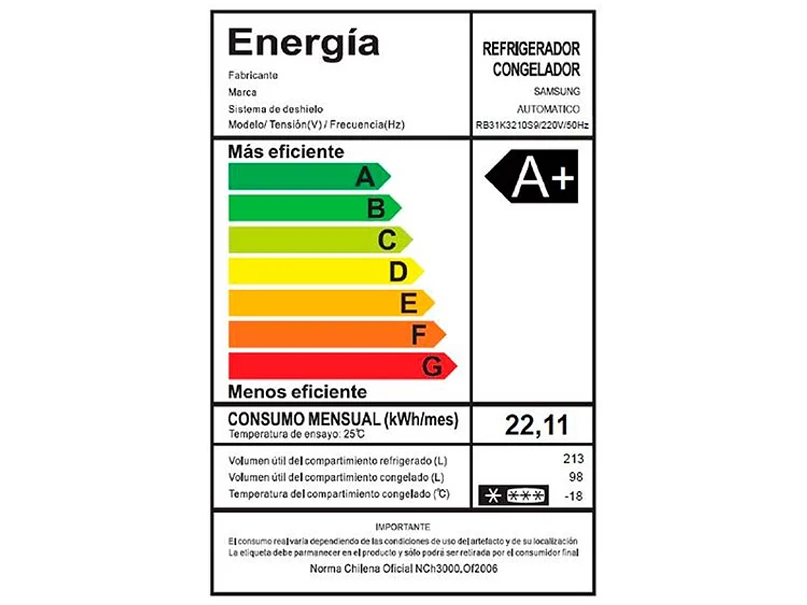 REFRIGERADOR SAMSUNG BOTTOM MOUNT FREEZER NO FROST 311 L ALL AROUND COOLING RB31K3210S9/ZS 9