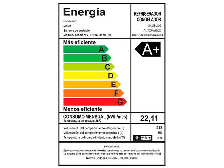 REFRIGERADOR SAMSUNG BOTTOM MOUNT FREEZER NO FROST 311 L ALL AROUND COOLING RB31K3210S9/ZS 9