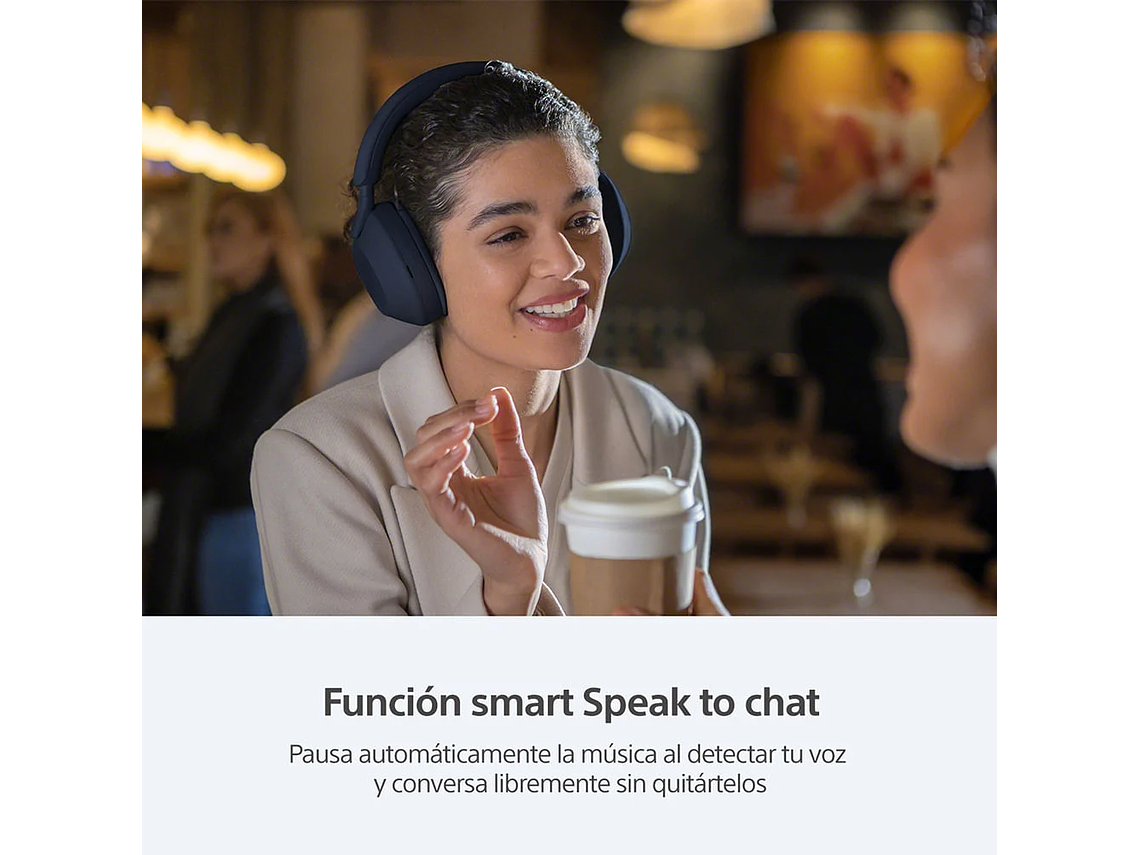 AUDÍFONOS SONY WH-1000XM5 NOISE CANCELLING BLUETOOTH AZUL 5