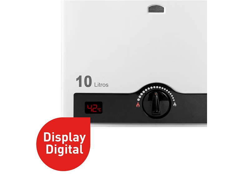 CALEFONT GAS LICUADO 10L T. NATURAL + BOMBA PRESURIZADORA 3