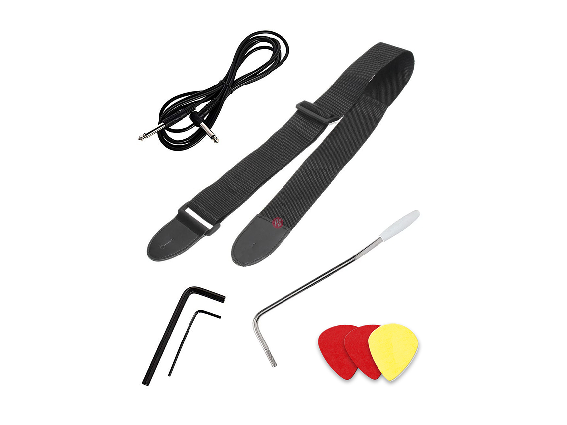 GUITARRA ELÉCTRICA HENDRIX 39 PULGADAS CON AMPLIFICADOR 10W - PS 6