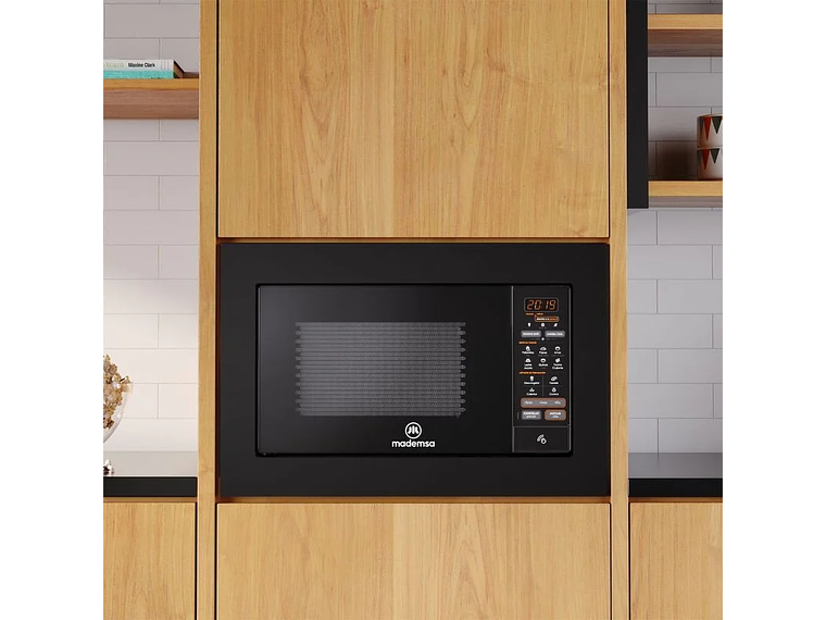 MICROONDAS EMPOTRABLE MADEMSA 27 LITROS DIGITAL MM32EN NEGRO 6