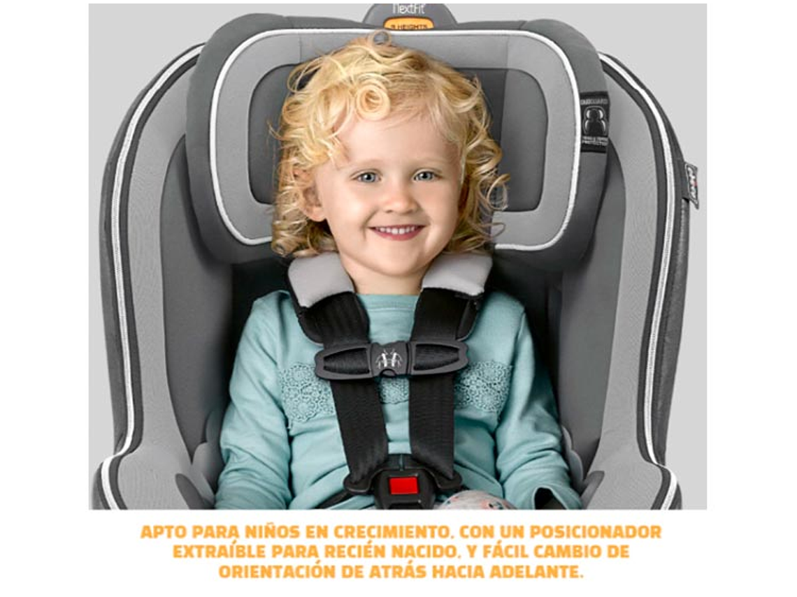 SILLA AUTO CHICCO SILLA CONVERTIBLE NEXTFITCLEAR LATCH GRIS 7