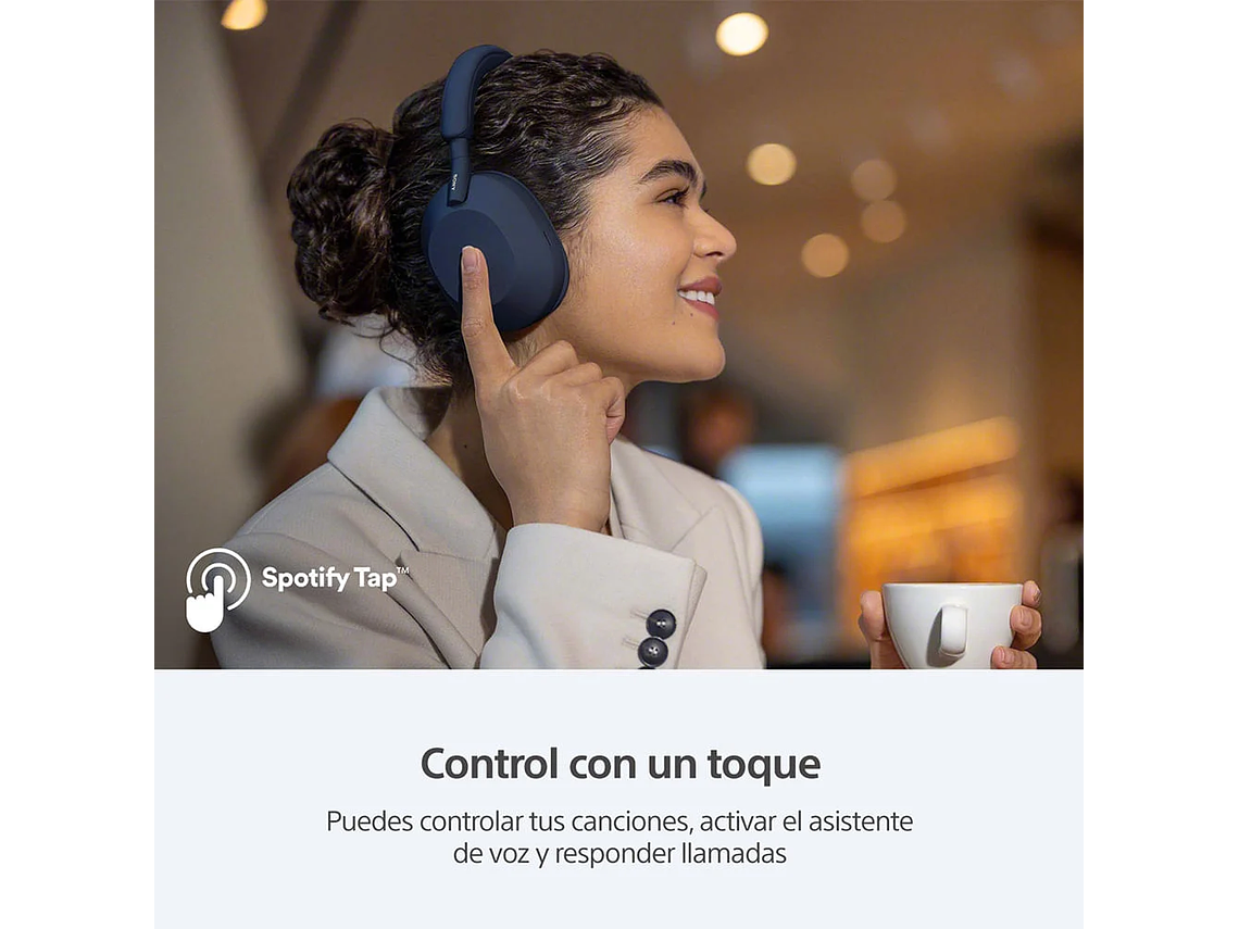 AUDÍFONOS SONY WH-1000XM5 NOISE CANCELLING BLUETOOTH AZUL 6