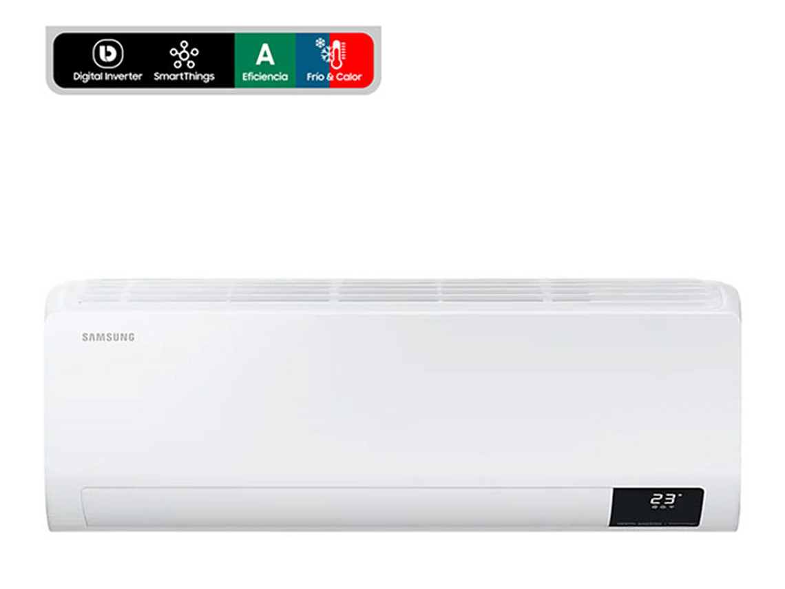 SPLIT INVERTER 9000 BTU FRIO & CALOR SAMSUNG AR09TSFZAWK 1