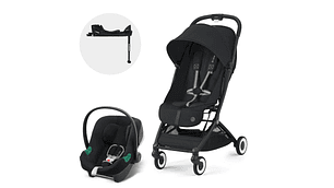 COCHE TRAVEL SYSTEM ORFEO BLK MGB + ATON B2 + BASE