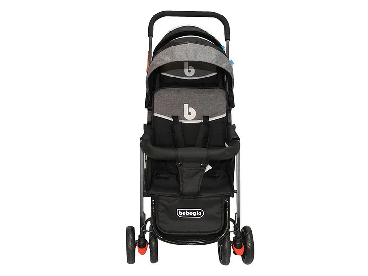 COCHE DOBLE DUO PRIX BEBEGLO NEGRO 5