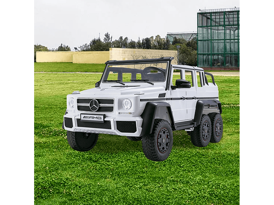 AUTO A BATERIA MERCEDES-BENZ G63 6X6 BLANCO 12V 5