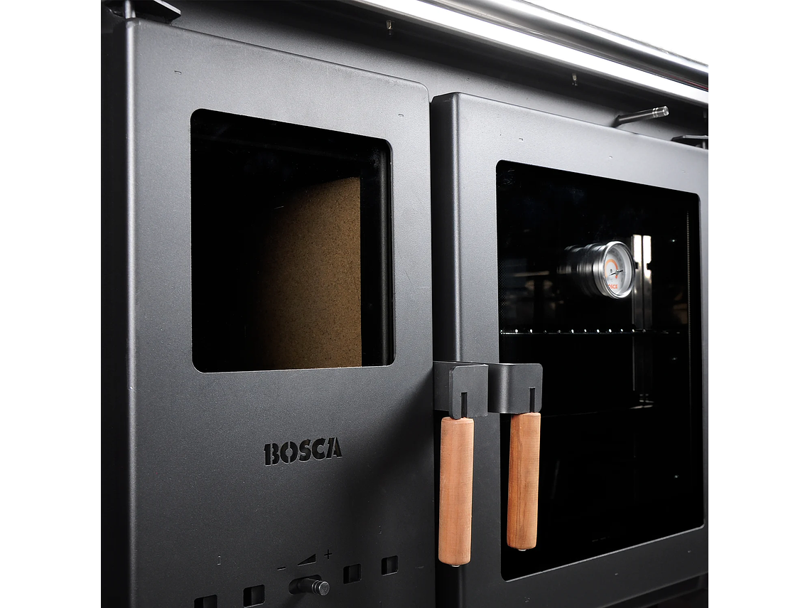 PACK COCINA A LEÑA BOSCA HESTIA 90 CREMA + KIT BASE 7