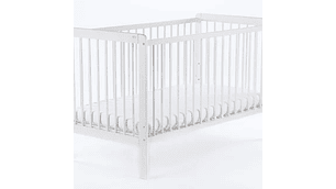 CUNA CONVERTIBLE Y CAMA DE TRANSICIÓN TYGRYS LUX (140 X 70) | BLANCO