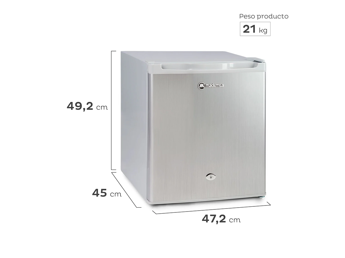 FRIGOBAR 41L FRÍO DIRECTO LLAVE Y CONTROL TEMPERATURA MR50 2
