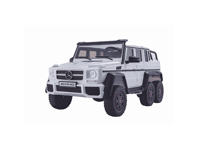 AUTO A BATERIA MERCEDES-BENZ G63 6X6 BLANCO 12V 7