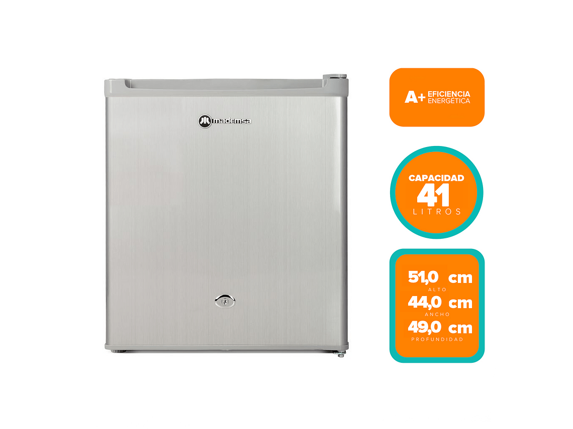 FRIGOBAR 41L FRÍO DIRECTO LLAVE Y CONTROL TEMPERATURA MR50 3