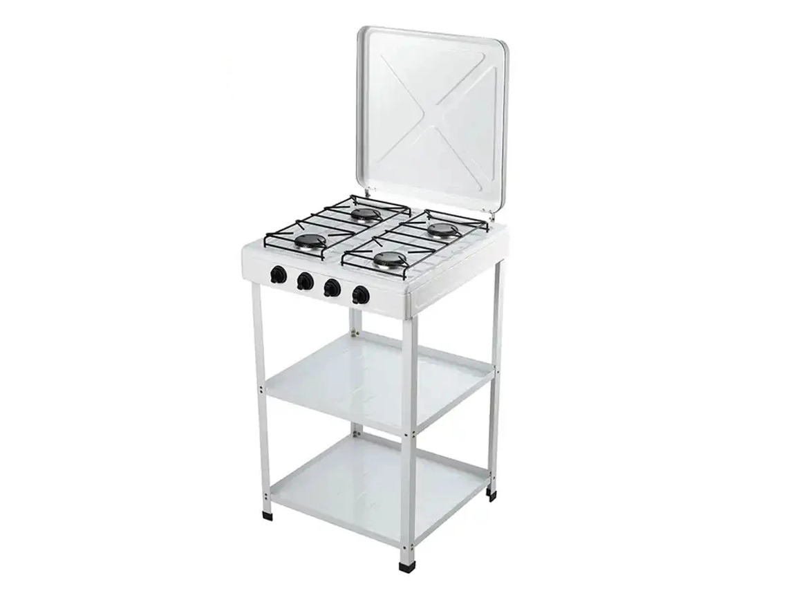 COCINA 4 QUEMADORES CON ESTANTE PARA EXTERIORES 1