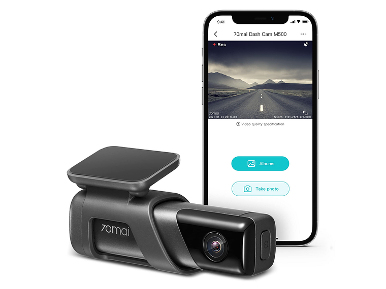 CÁMARA DVR AUTO DASH SMART 1944P HDR GPS 70MAI M500 128GB 5