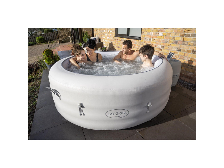HOT TUB SPA JACUZZI INFLABLE VEGAS 6 PERSONAS BESTWAY 6