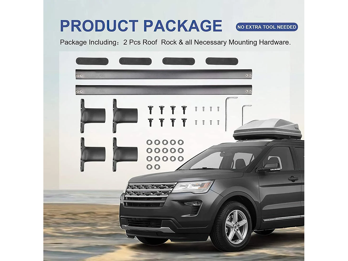 BARRAS PORTAEQUIPAJES OEM FORD EXPLORER 2016-2019 3