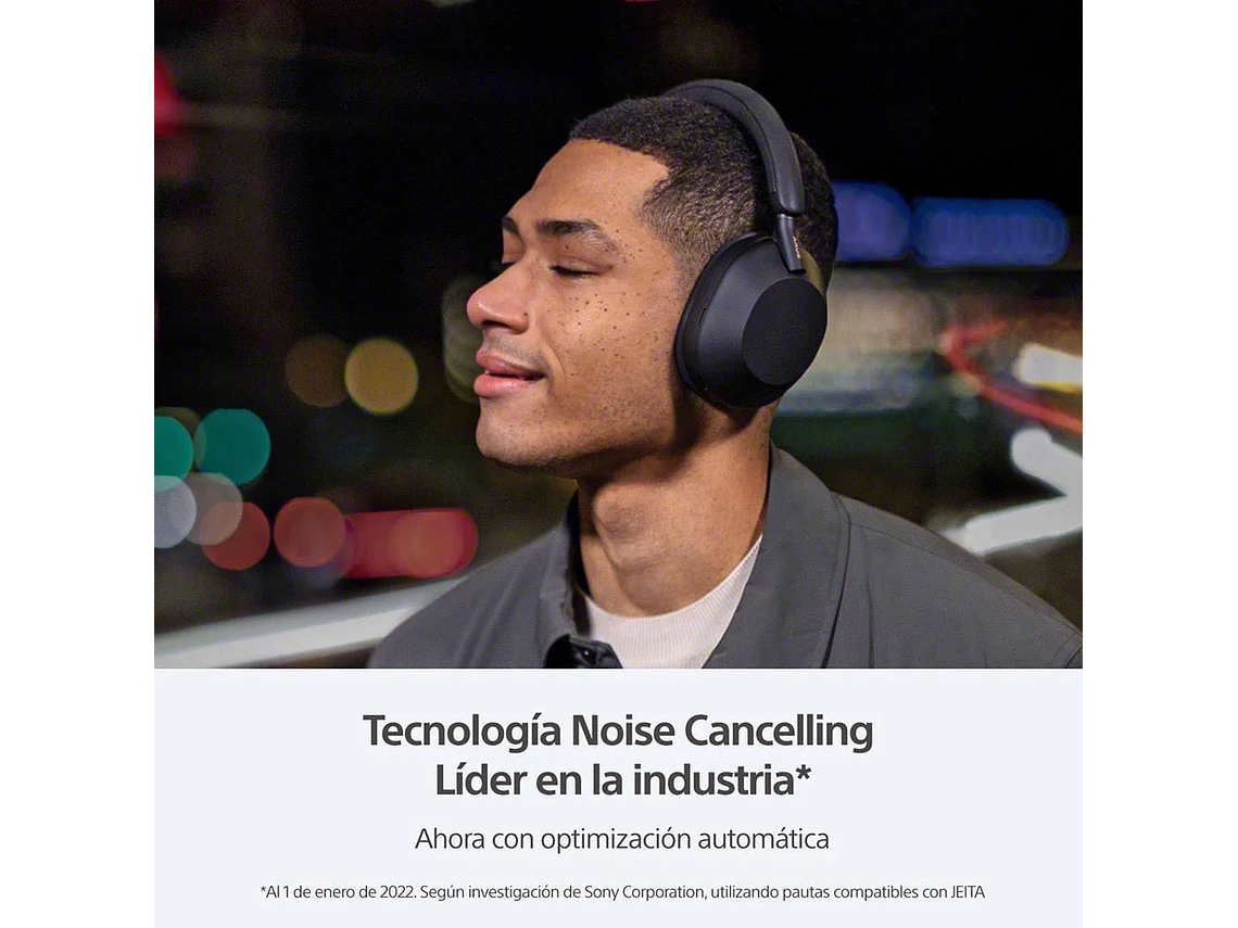 AUDÍFONOS SONY WH-1000XM5 NOISE CANCELLING BLUETOOTH NEGRO 2