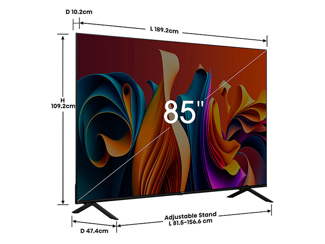 SMART TV HISENSE QLED UHD 4K 85