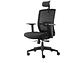 SILLA DE OFICINA TAYLOR SYNCRO CON CABECERO COLOR NEGRO - Miniatura 2