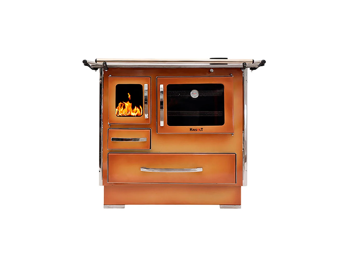 COCINA A LEÑA 4P MODELO GLASS ALTA 92×62 DIFUMADO 1