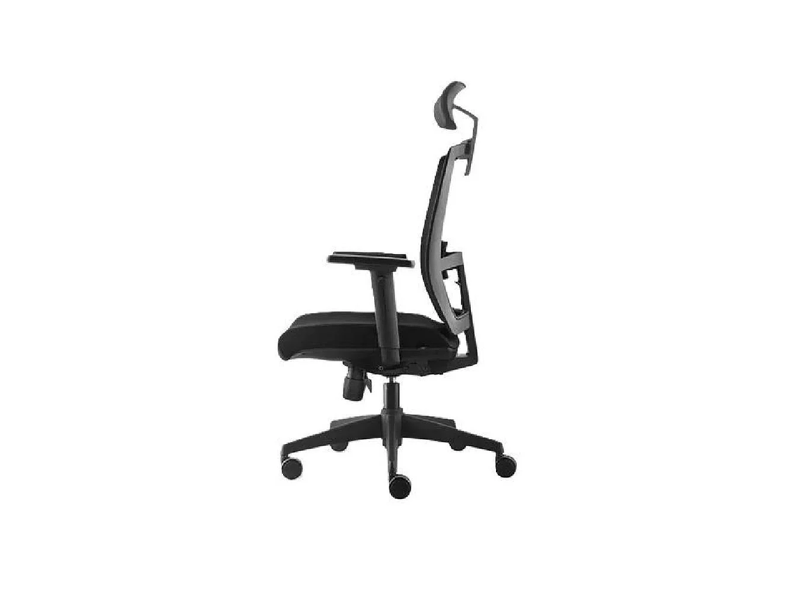 SILLA DE OFICINA TAYLOR SYNCRO CON CABECERO COLOR NEGRO 3