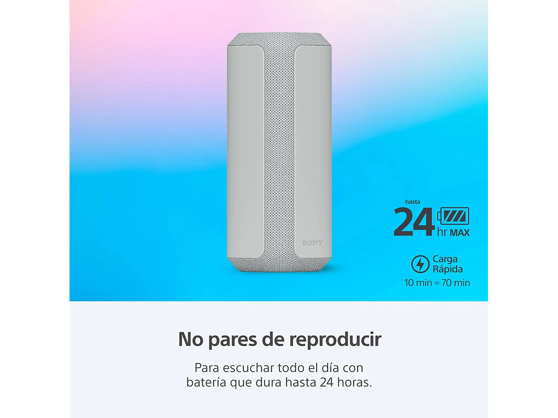 PARLANTE INALÁMBRICO PORTÁTIL XE300 DE LA SERIE X GRIS 2