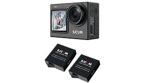 PACK CÁMARA DEPORTIVA SJCAM SJ6 PRO 24MP 4K 60 FPS DOBLE PANTALLA ESTABILIZADOR MÁS 2 BATERÍAS