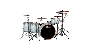 BATERÍA DDRUM 5 CUERPOS REFLEX BOMBARDIER SHELLPACK REFLEX BMDR 26 5PC SILVER SPK