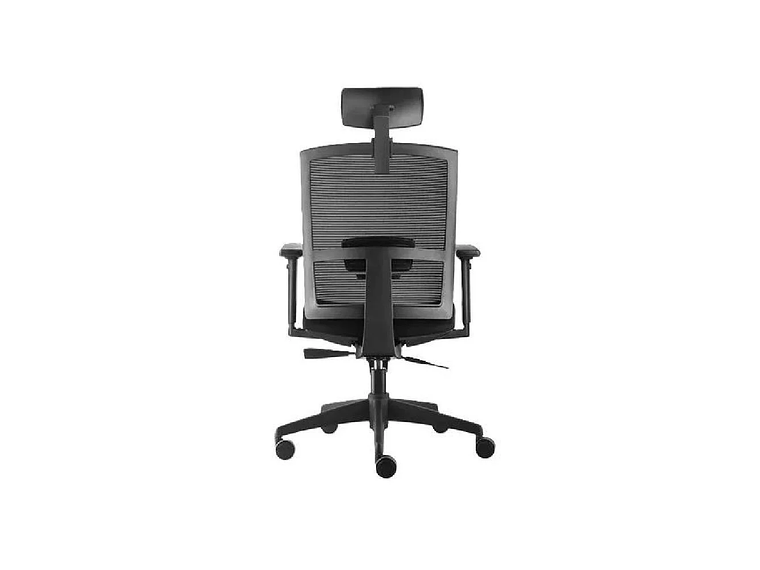 SILLA DE OFICINA TAYLOR SYNCRO CON CABECERO COLOR NEGRO 4