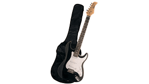 GUITARRA ELECTRICA EPIC NEGRA CON FUNDA