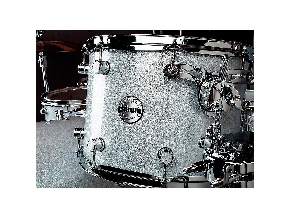 BATERÍA DDRUM 5 CUERPOS REFLEX BOMBARDIER SHELLPACK REFLEX BMDR 26 5PC SILVER SPK 2