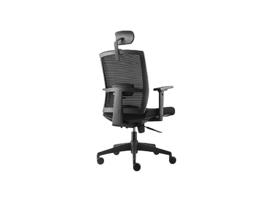 SILLA DE OFICINA TAYLOR SYNCRO CON CABECERO COLOR NEGRO 5