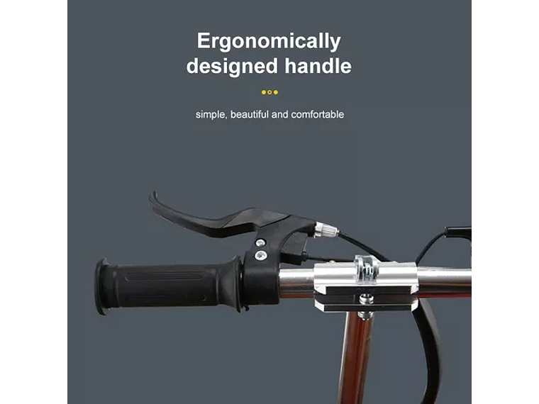 SCOOTER ADULTO ELÉCTRICO PLEGABLE METALICO 2 RUEDAS 15 KM/H / 215197 2