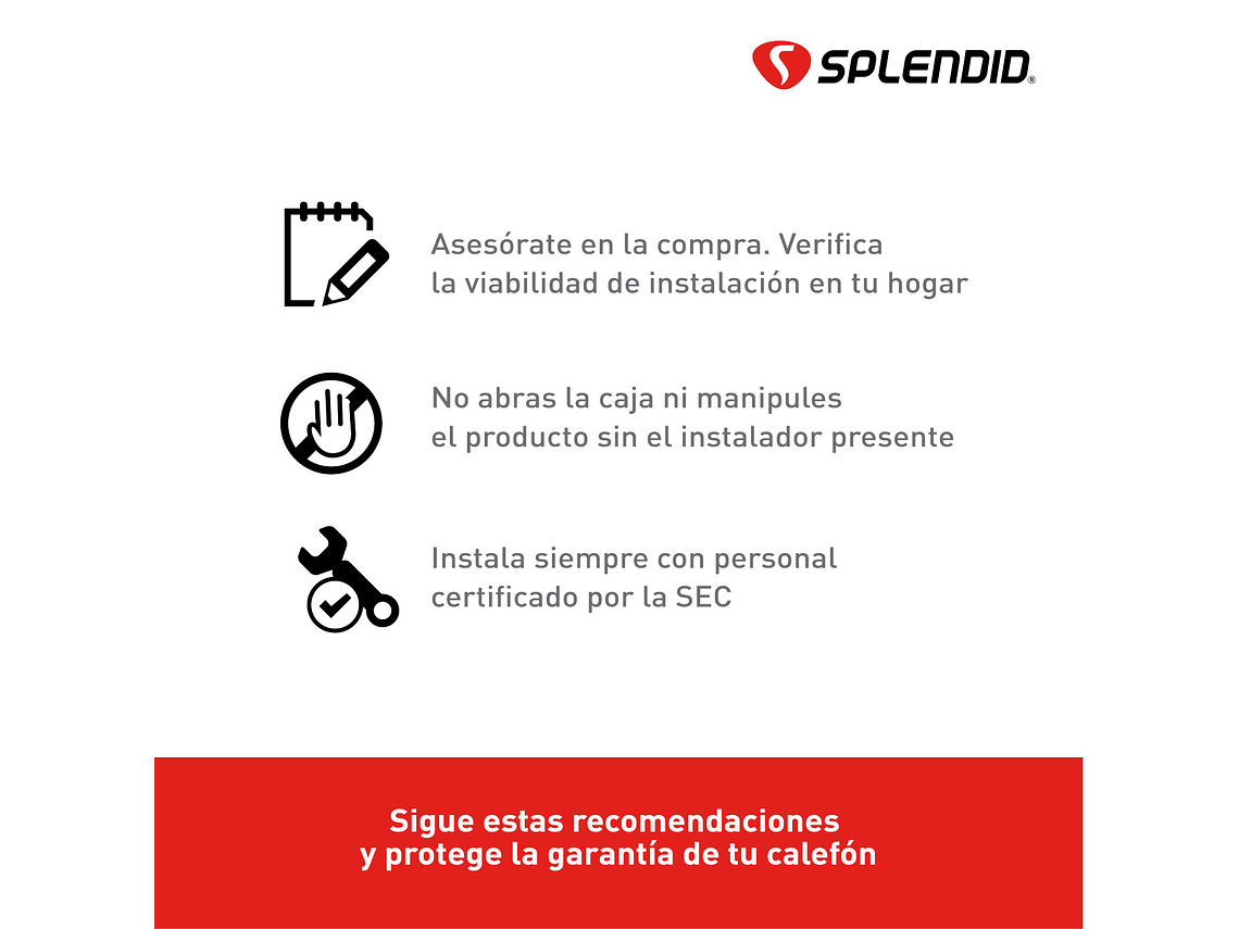 CALEFONT 13 LITROS GAS NATURAL TIRO FORZADO SPLENDID 8